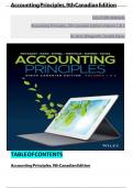 Solution Manual for Accounting Principles Volume 1 & Volume 2&comma; 9th Canadian Edition Jerry J&period; Weygandt&comma; Verified Chapters 1 - 20&comma; Complete Newest Version