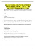 MN 566 UNIT 6&period; DUNPHY CHAPTER 15 &lpar;MUSCULOSKELETAL&rpar; QUESTIONS WITH CORRECT ANSWERS 2025