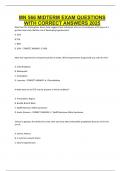 MN 566 MIDTERM EXAM QUESTIONS WITH CORRECT ANSWERS 2025