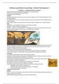 Inleiding en geschiedenis vd psychologie – Bachelor Psychologie Jaar 1