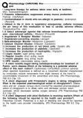PHARMACOLOGY CAPSTONE PRE- QUESTIONS PERFECTLY SOLVED