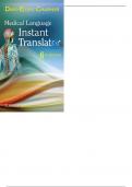 Medical Language Instant Translator 6th Edition By Davi-Ellen Chabner &vert; 9780323378437 &vert; Covers all medical terms and language &vert; LATEST  update 