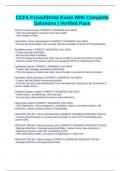 CCFA CrowdStrike Exam With Complete Solutions &vert; Verified Pass