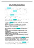RBT EXAM PRACTICE OF 2025