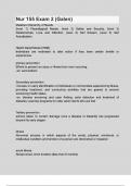 Nur 155 Exam 2 &lpar;Galen&rpar; &vert; Questions and answers &vert; Latest 2024&sol;2025 update &vert; Graded A&plus;