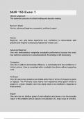 NUR 155 Exam 1 &vert; Questions and answers &vert; Latest 2024&sol;2025 update &vert; Graded A&plus;