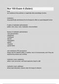 NUR 155 Exam 4 &lpar;Galen&rpar; &vert; Questions and answers &vert; Latest 2024&sol;2025 update &vert; Graded A&plus;