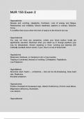 NUR 155 Exam 2 &vert; Questions and answers &vert; Latest 2024&sol;2025 update &vert; Graded A&plus;