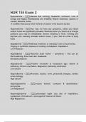 NUR 155 Exam 2 Questions & answers