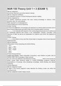 NUR 155 Theory Unit 1 &plus; 2 &lpar;EXAM 1&rpar; &lpar;2024&sol;2025&rpar; QUESTIONS AND ANSWERS &vert; 100&percnt; PASS &vert; A GRADE