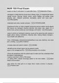 NUR 155 Final Exam Review&colon; Key Concepts and Answers &vert; Questions and answers &vert; Latest 2024&sol;2025 update &vert; Graded A&plus;