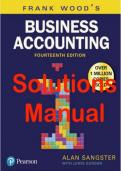 Solution manual for frank wood s business accounting 14th edition by alan sangster lewis gordon&lpar;2025&rpar;&period;