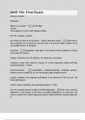 Hondros Nur 155 final Exam with Questions and Verified Answers 100&percnt; Guaranteed Pass