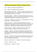 APHR Exam&colon; Questions & Expert Verified Answers 