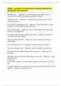 APHR - Associate Professional In Human Resources&colon; Questions And Answers 
