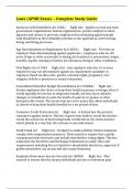 Laws &lpar;APHR Exam&rpar; &ndash; Complete Study Guide