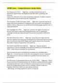 APHR Laws &ndash; Comprehensive Study Guide 