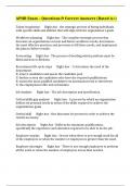 APHR Exam &ndash; Questions & Correct Answers &lpar;Rated A&plus;&rpar;