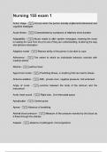 Nursing 155 exam 1 &vert; Questions and answers &vert; Latest 2024&sol;2025 update &vert; Graded A&plus;