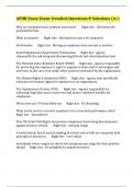 APHR Exam Exam&colon; Detailed Questions & Solutions &lpar;A&plus;&rpar;