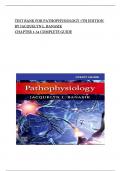 Test Bank For Pathophysiology 7th Edition by Jacquelyn L&period; Banasik Chapter 1-54&vert;Complete Guide 2025