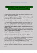 NMTCB PET Exam Questions With 100&percnt; Correct Answers Guaranteed Pass&period;
