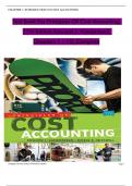 Test Bank For Principles Of Cost Accounting&comma; 17th Edition Edward   Vanderbeck  Chapters 1 - 10&comma; Complete