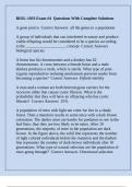 BIOL-1033 Exam &num;4  Questions With Complete Solutions