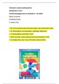 Tentamen samenvatting Conflictmanagement en mediation 4e editie   - Martin Euwema &plus; oefentoets &plus; kernbegrippen &plus; leerdoelen en studylinks
