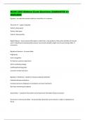 BCOR 2205 Midterm Exam Questions GUARANTEE A&plus; 2025&sol;2026
