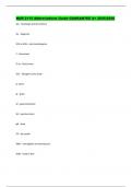 NUR 2115 Abbreviations Guide GUARANTEE A&plus; 2025&sol;2026