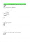 NUR 2115 Practice Questions GUARANTEE A&plus; 2025&sol;2026
