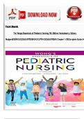 Test Bank For Wongs Essentials of Pediatric Nursing 11th Edition Hockenberry&semi; Wilson&semi; Rodgers&vert;&vert;ISBN&colon;10&comma;0323624197&vert;&vert;ISBN NO&colon;13&comma;978-0323624190&vert;&vert;All Chapter 1-31&vert;&vert;Complete Guide A&plus;&period;