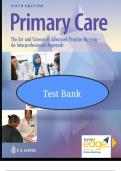 Test Bank For Primary Care The Art and Science of Advanced Practice Nursing &ndash; an Interprofessional Approach Sixth Edition by Debera J&period; Dunphy&vert;&vert;ISBN&comma; 978-1719644655&vert;&vert;All Chapters&vert;&vert;Complete Guide A&plus;