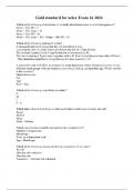 Gold standard for nclex Exam 13 2024