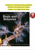 Test Bank for An Introduction to Brain and Behavior 6th Edition Bryan Kolb&comma; Ian Q&period; Whishaw&comma; G&period; Campbell Teskey ISBN- 978-1319107376