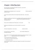 Chapter 1 MindTap Quiz Exam With 100&percnt; Correct Verified Answers&vert; Graded A&plus;&period;