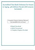 Accredited Test Bank Solution For Issues in Aging&comma; 4th Edition Novak &lbrack;All Lessons Included&rsqb;