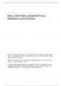 BIOL-1033 Final Exam