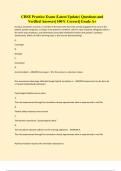 CHSE Practice Exam &lpar;Latest Update&rpar; Questions and Verified Answers&vert; 100&percnt; Correct&vert; Grade A&plus;