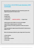 ServiceNow CIS-ITSM Exam Questions AND ANSWERS