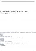 NURS 5350 M3L3
