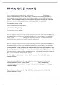 Mindtap Quiz &lpar;Chapter 9&rpar; Proctored  Exam Questions And Complete Answers&period;