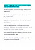 HS-BCP EXAM LATET STUDY GUIDE QUESTIONS WITH VERIFIED ANSWERS&excl;&excl;
