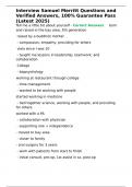 Interview Samuel Merritt Questions and Verified Answers&comma; 100- Guarantee Pass &lpar;Latest 2025&rpar;