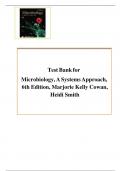 Test Bank for Microbiology&comma; A Systems Approach&comma; 6th Edition&comma; Marjorie Kelly Cowan&comma; Heidi Smith &vert; Complete Guide A&plus;