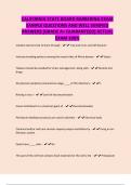 CALIFORNIA STATE BOARD BARBERING EXAM SAMPLE QUESTIONS AND WELL VERIFIED ANSWERS &lbrack;GRADE A&plus; GUARANTEED&rsqb; ACTUAL EXAM 100&percnt;