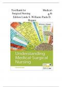 Test Bank for Understanding MedicalSurgical Nursing 6th  Edition Linda S&period; Williams Paula D&period;  Hopper All chapters included&period;