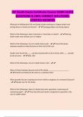 IAP Death Doula Certificate Course EXAM GUIDE QUESTIONS & 100&percnt; CORRECT SOLUTIONS- VERIFIED ANSWERS