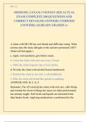 MEDSURG 2 EXAM 3 NEWEST 2025 ACTUAL  EXAM COMPLETE 200 QUESTIONS AND  CORRECT DETAILED ANSWERS &lpar;VERIFIED  ANSWERS&rpar; &vert;ALREADY GRADED A&plus;